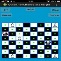 Chess Queen,Rook,Bishop & Knight Problem Screen Shot 1