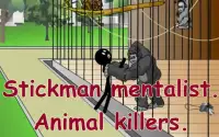 Stickman mentalist. Animals Killer Screen Shot 3