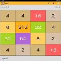 2048+ Number puzzle game Screen Shot 1