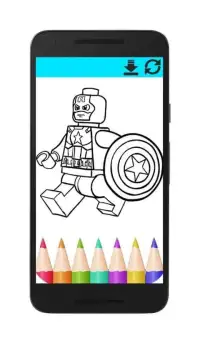 Coloring Lego Screen Shot 0