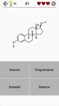 Steroids: Chemical Formulas of Hormones and Lipids Screen Shot 2