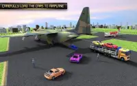 Real Airplane Muscle Car Transporter Simulator 3D Screen Shot 3
