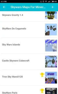 Skywars Maps For Minecraft PE Screen Shot 5