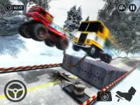 Parallel Truck Racing against Bollard Screen Shot 2