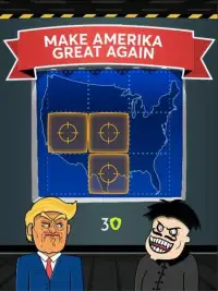 Troll Face Trump vs Korea Kim Memes Quest Screen Shot 4
