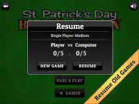 St. Patrick's Day Backgammon Screen Shot 0