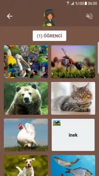 Hayvanlar Türkçe Quiz Screen Shot 1