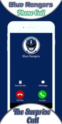 Phone Call From Blue Rangers Screen Shot 3