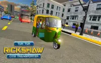 Auto Rickshaw Driving - City passenger transporter Screen Shot 4