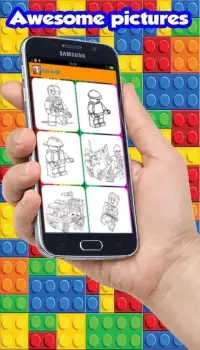 Coloring Pages for Lego Hero Screen Shot 0