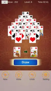 Pyramid Solitaire : 300 levels Screen Shot 2