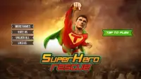 Superhero Flying Crime Battle City Rescue Mission Screen Shot 0