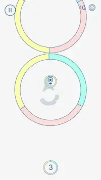 Hoop Switch - An addictive colour jump ball game Screen Shot 1