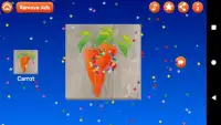 Vegetables Puzzle Kids Games Screen Shot 0