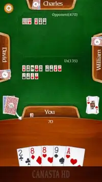 Canasta HD - Rummy Card Game Screen Shot 3