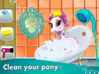 Royal Pink Pony Makeover Love Story : Pony Games Screen Shot 8