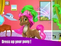 Royal Pink Pony Makeover Love Story : Pony Games Screen Shot 4