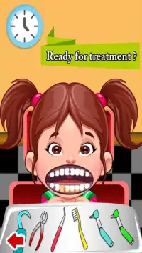 Little Baby Girl Sweet Dentist Kids Game Screen Shot 2