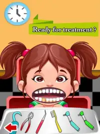 Little Baby Girl Sweet Dentist Kids Game Screen Shot 7