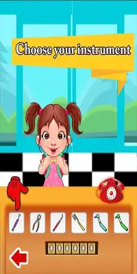 Little Baby Girl Sweet Dentist Kids Game Screen Shot 13