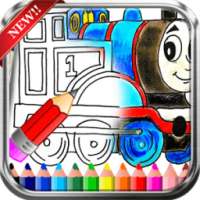 Drawing Trains Coloring Thomas