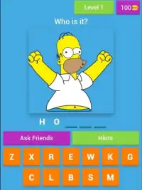 Guess the Simpsons characters Screen Shot 9