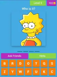 Guess the Simpsons characters Screen Shot 1