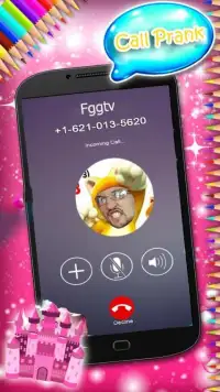 Fake Video Call from fgteev : Prank call version Screen Shot 2
