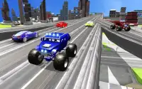 Multi-Level Monster Truck Parking Driving School Screen Shot 4