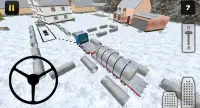 Winter Farm Truck 3D: Silo Transport Screen Shot 2