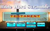 Bible Word Scramble Screen Shot 1