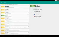 Halal E-Numbers Screen Shot 2