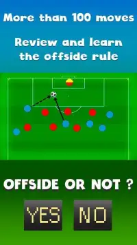 Offside football rules Screen Shot 1