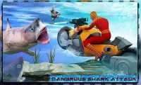 Moto Spider vs Monster Sharks Screen Shot 22
