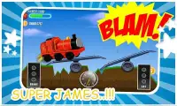 Monster James Train Night Race Screen Shot 1
