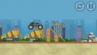 Scary monster truck racing Screen Shot 1