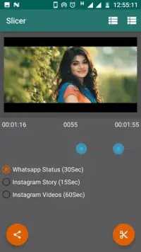 Status Video Cutter App 2017 for WhatsApp Screen Shot 1
