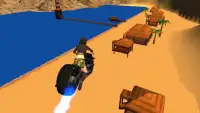 Flying Moto Bike City Ride 3D Screen Shot 1