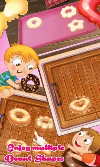 Sweet Donut Maker Party - Kids Donut Cooking Game Screen Shot 2