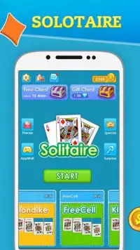 Unlimited Solitaire Free Screen Shot 2