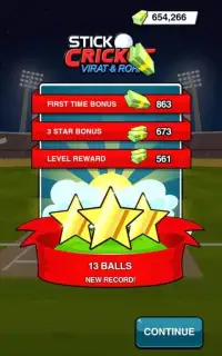 Stick Cricket Virat & Rohit Screen Shot 5