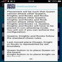 Chess Queen,Knight and Rook Problem Screen Shot 2