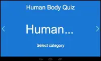 Human Body Quiz Screen Shot 4