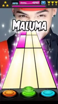 Maluma Beat Music Piano Game Screen Shot 2