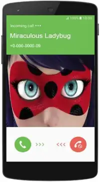 Fake Call Miraculous Ladybug Screen Shot 0