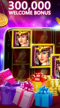 Slots Casino-Queen of the Nile Screen Shot 4
