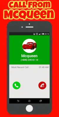 Call From Mcqueen Simulator - Racing Cars Screen Shot 4