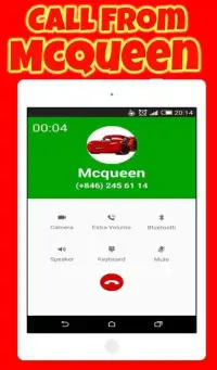 Call From Mcqueen Simulator - Racing Cars Screen Shot 1
