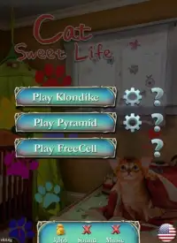 Solitaire: Cat Sweet Life Screen Shot 5