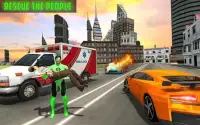 Real Green Ring Superhero City Rescue Mission Screen Shot 2